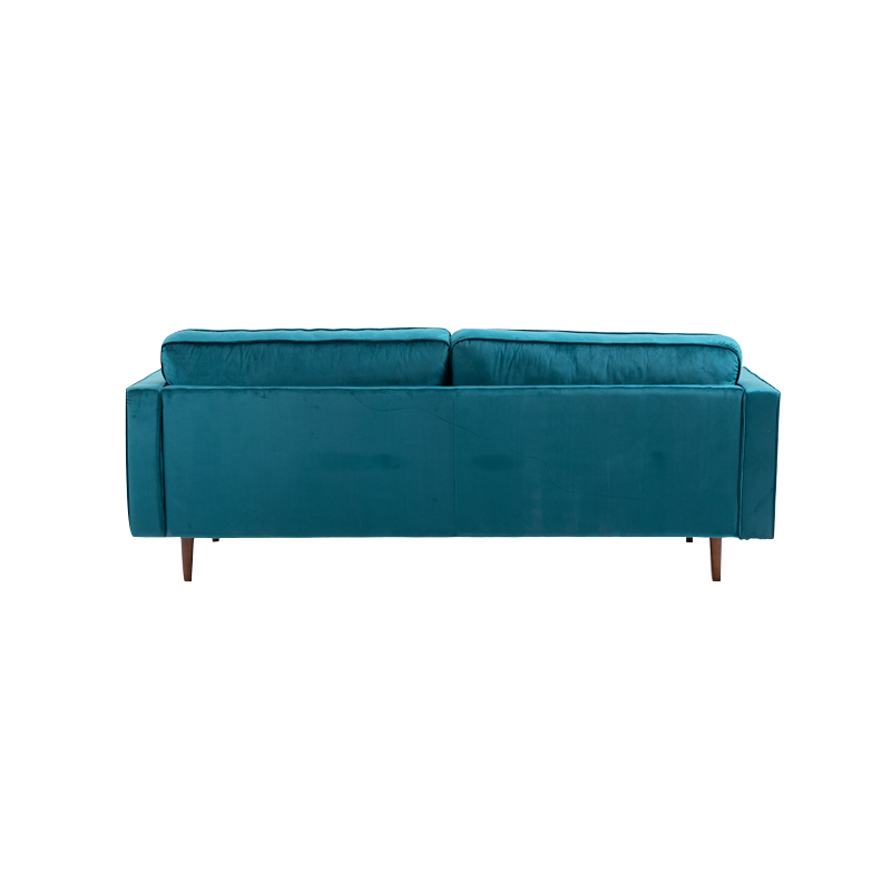 AH-0210 Sofá Lawson clásico contemporáneo con almohadas cilíndricas