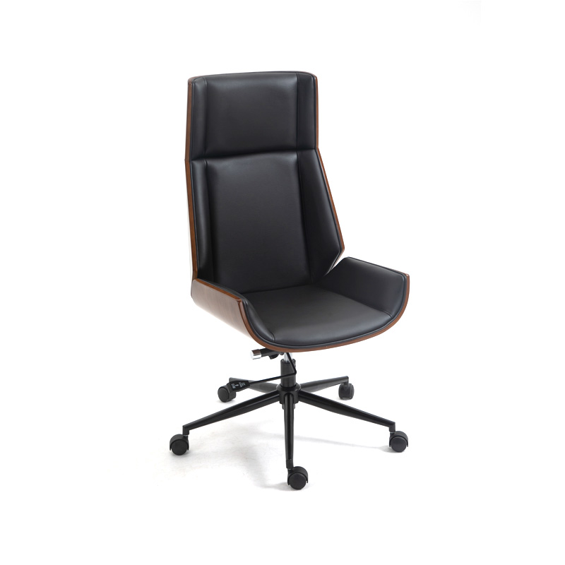 Silla de oficina AH-1060 Eames Style Bentwood con asiento trasero alto reclinable